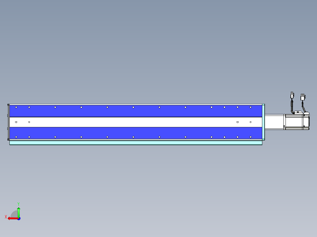 VF丝杆传动-一般环境VF14-Lxx-C-S700-BC-ZP40-C3后视图