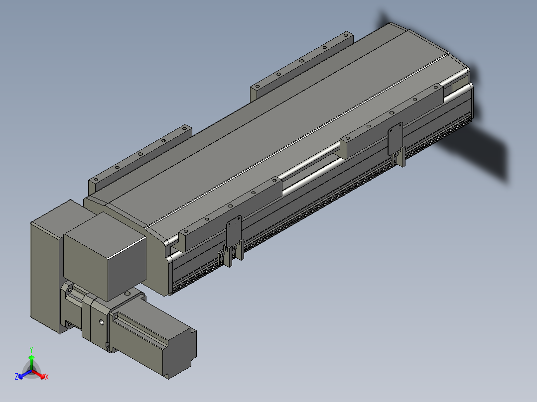 直线模组LHB21-L40-S350-LD设计图纸