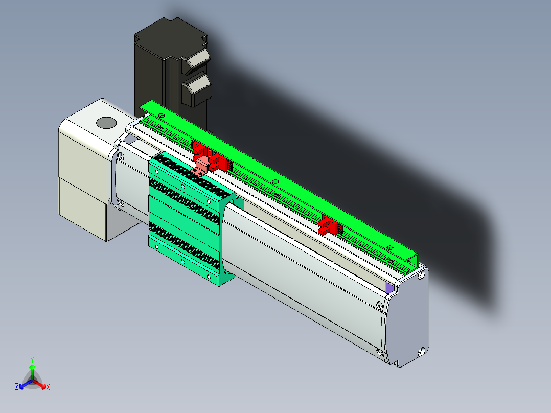 威洛博VBF10-L45-S150-BLD-P40-C4正等轴测图