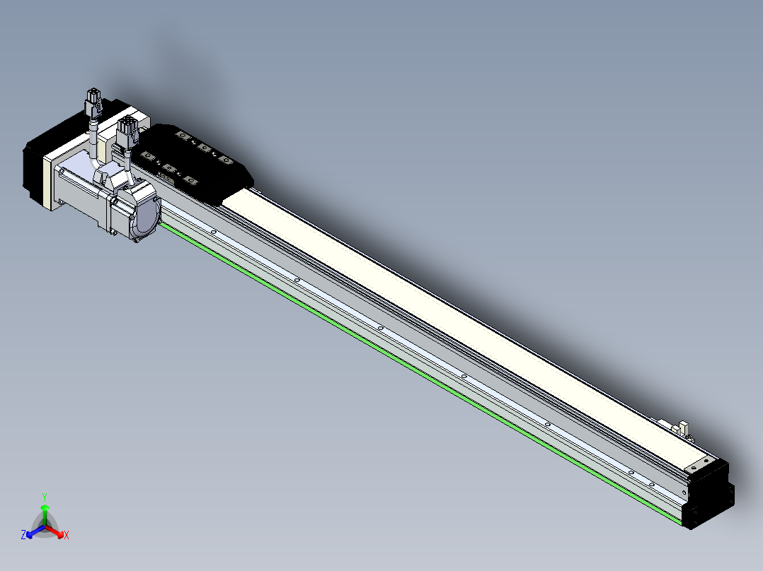 威洛博模组VGTH5-Lx-C-S550-BL-ZP10-D3正等轴测图