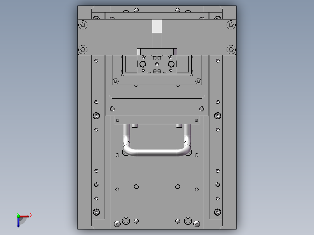 电路板切断设备俯视图