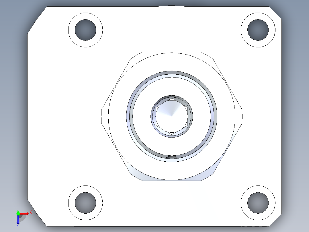 KOSMEKLHA0650-SRD多系列多零件图纸模型俯视图