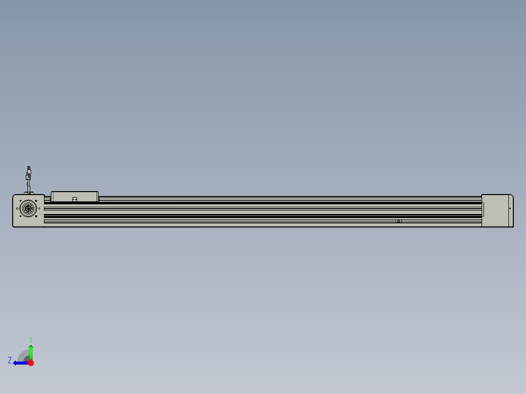 威洛博直线电机模组EB8-L200-S1200-R-P75-MS3右视图