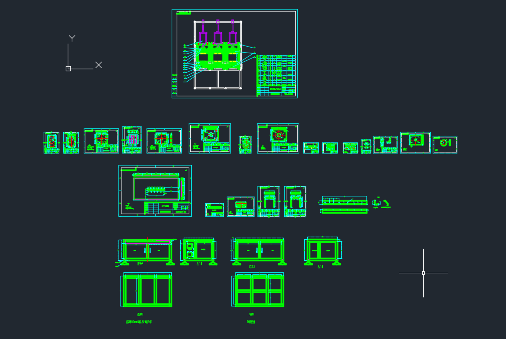 三工位热压机（sw16可编辑+cad+工程图）