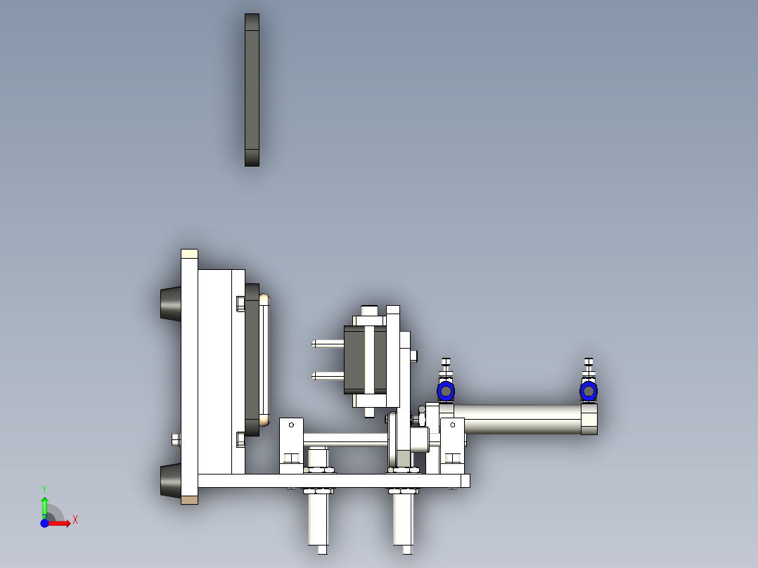 插座耐久试验台step前视图