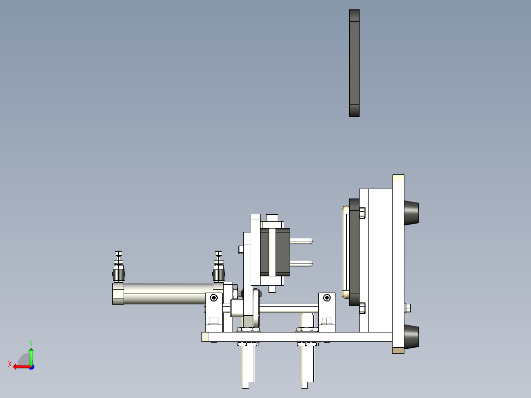 插座耐久试验台step后视图