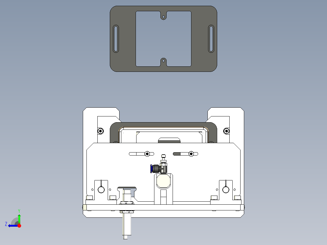 插座耐久试验台step右视图