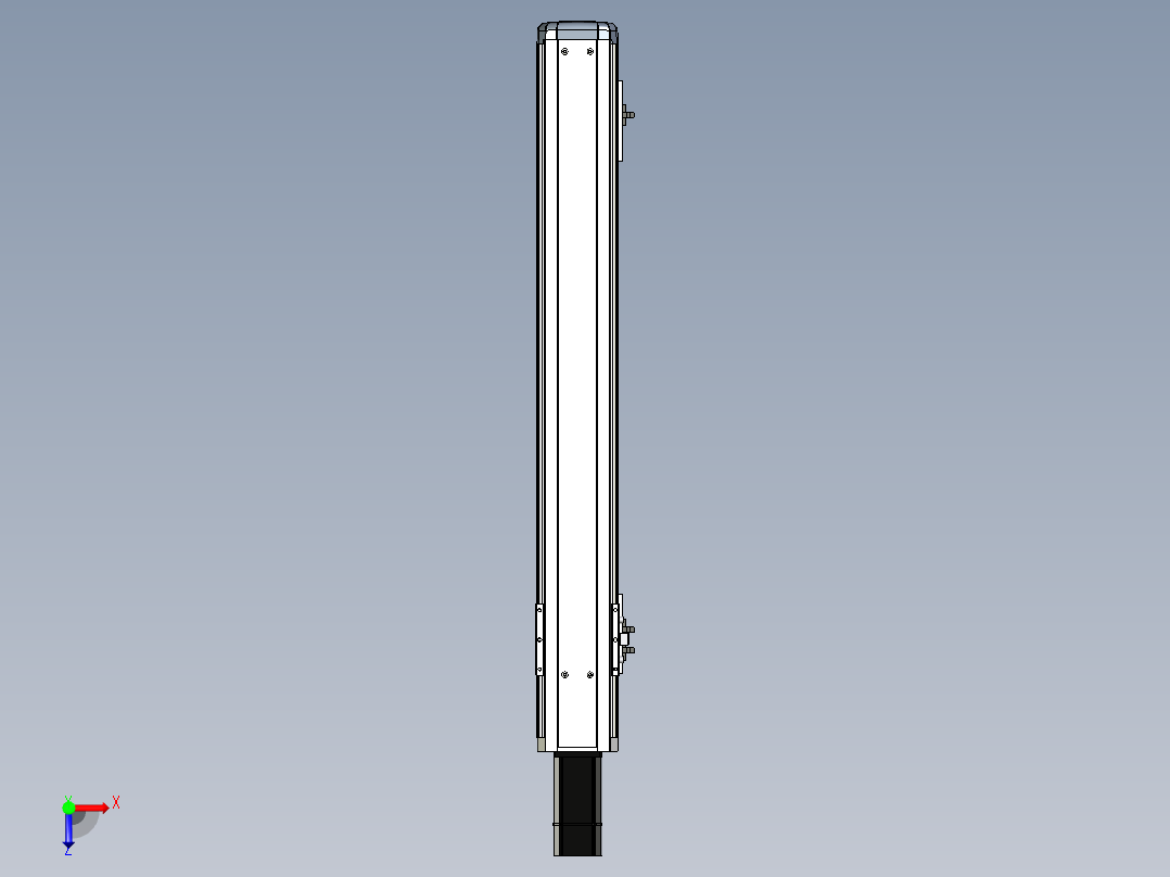 Toyo东佑达直线模组-ETH12-650-BC-200W+煞車俯视图