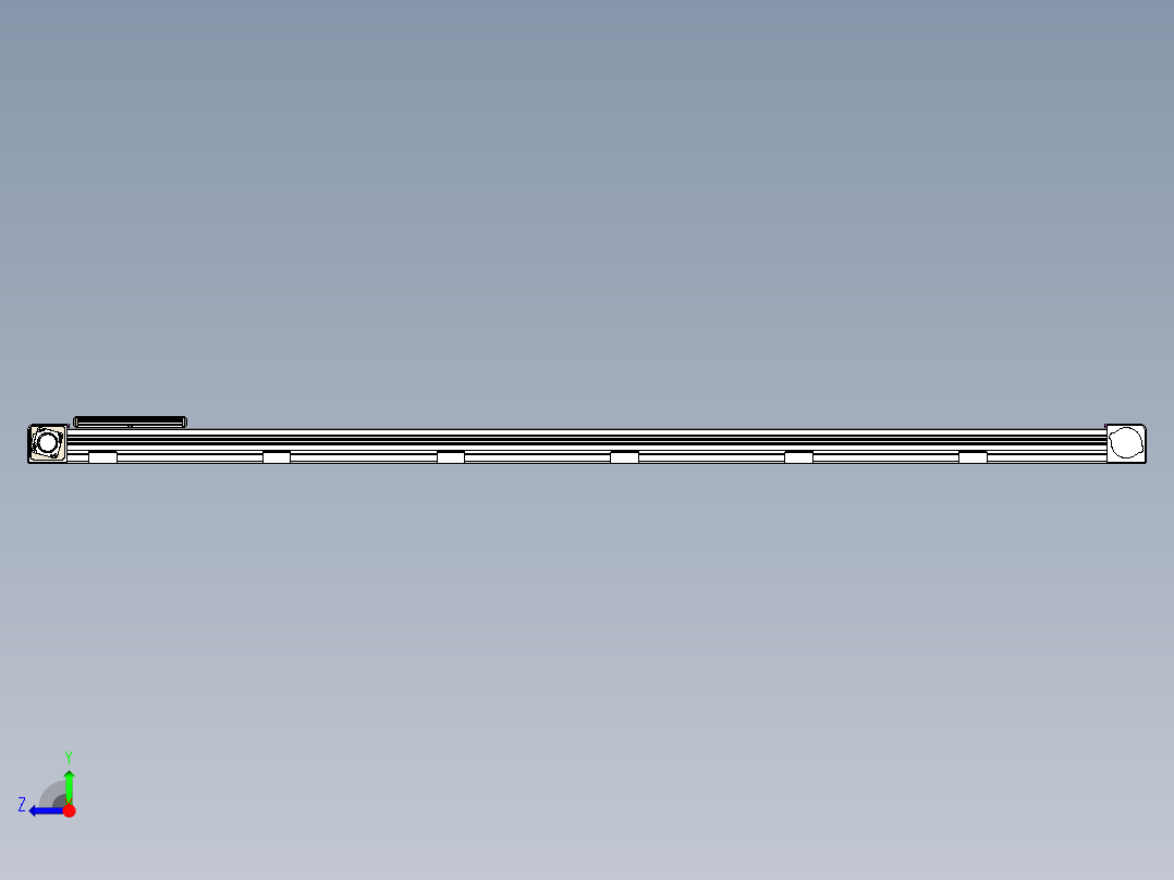 同步带滑台-欧规B8-L176-S2100-L-ZP40-D3-N5右视图
