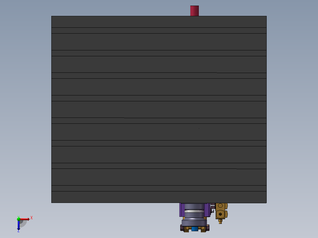 小型液压圆管冷弯成形机成型及退料机构设计 (论文+三维图+二维图)俯视图