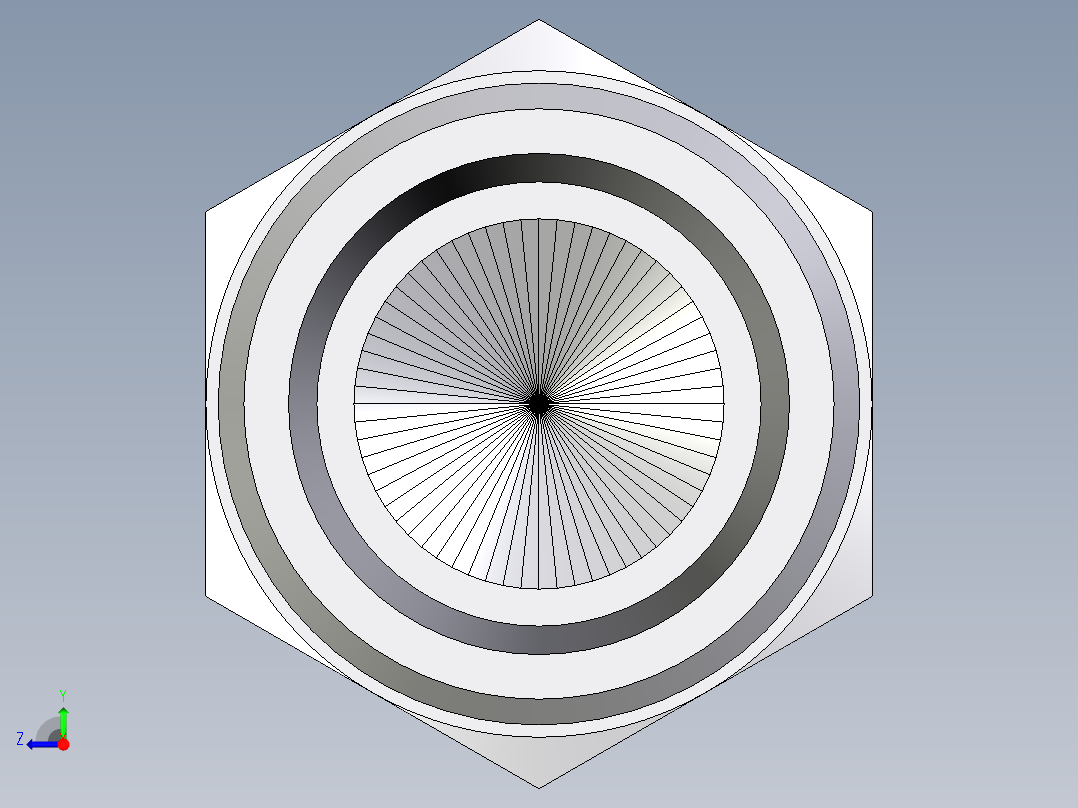 卡套式工业通用硬管接头EO_Blanking_plug_for_tube_ends_ROV18LCFX右视图