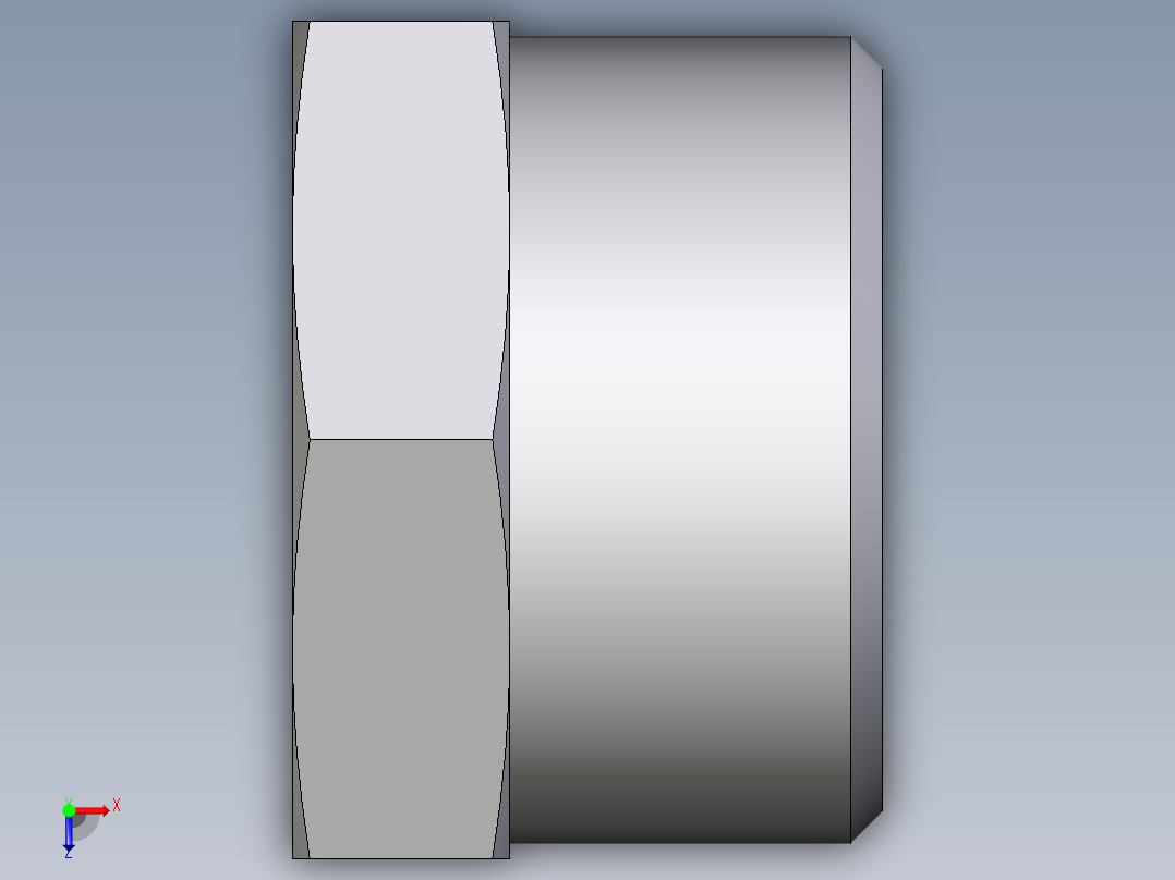 卡套式工业通用硬管接头EO_Blanking_plug_for_tube_ends_ROV18LCFX俯视图