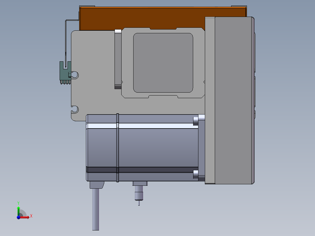 MCB同步带全封闭MCB22-RD-750W前视图