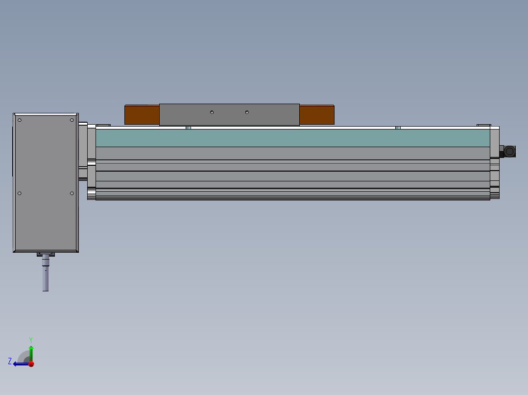 MCB同步带全封闭MCB22-RD-750W右视图