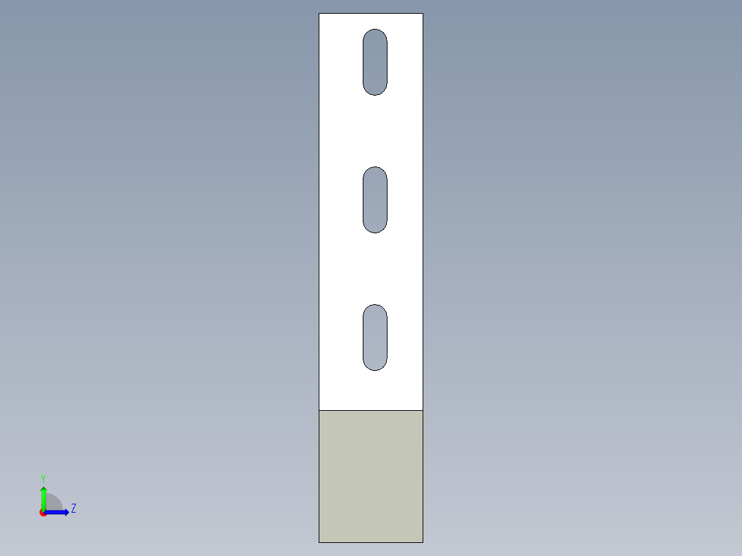 型材-40X200 FOUNDATION BRACKET KJN146848左视图