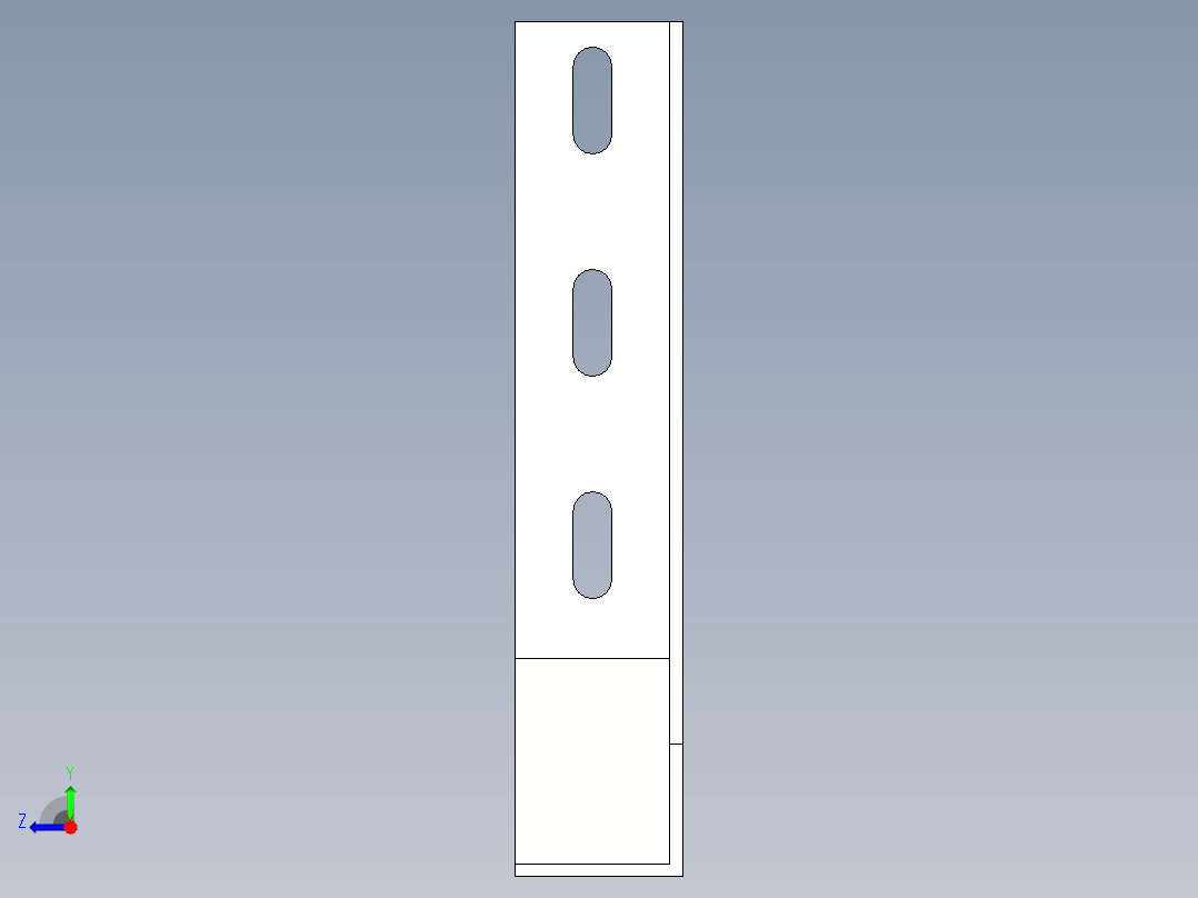 型材-40X200 FOUNDATION BRACKET KJN146848右视图