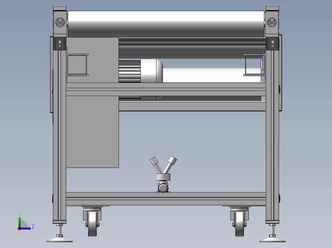 传送带_皮带线左视图