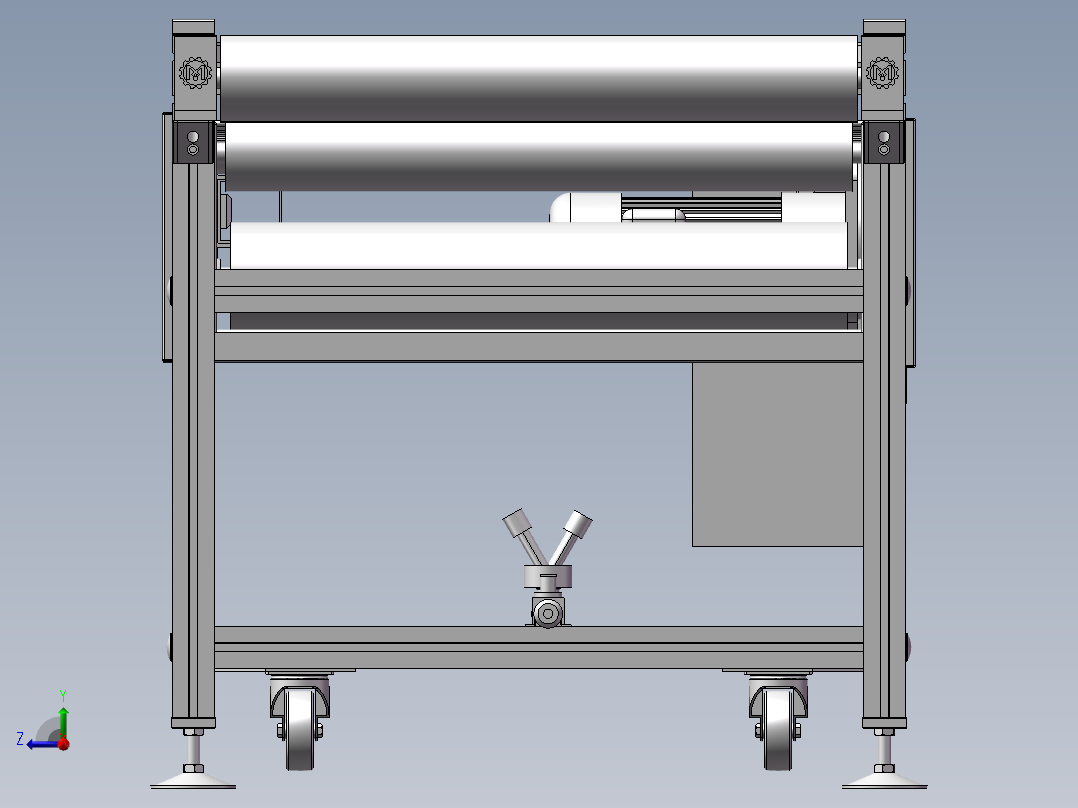 传送带_皮带线右视图