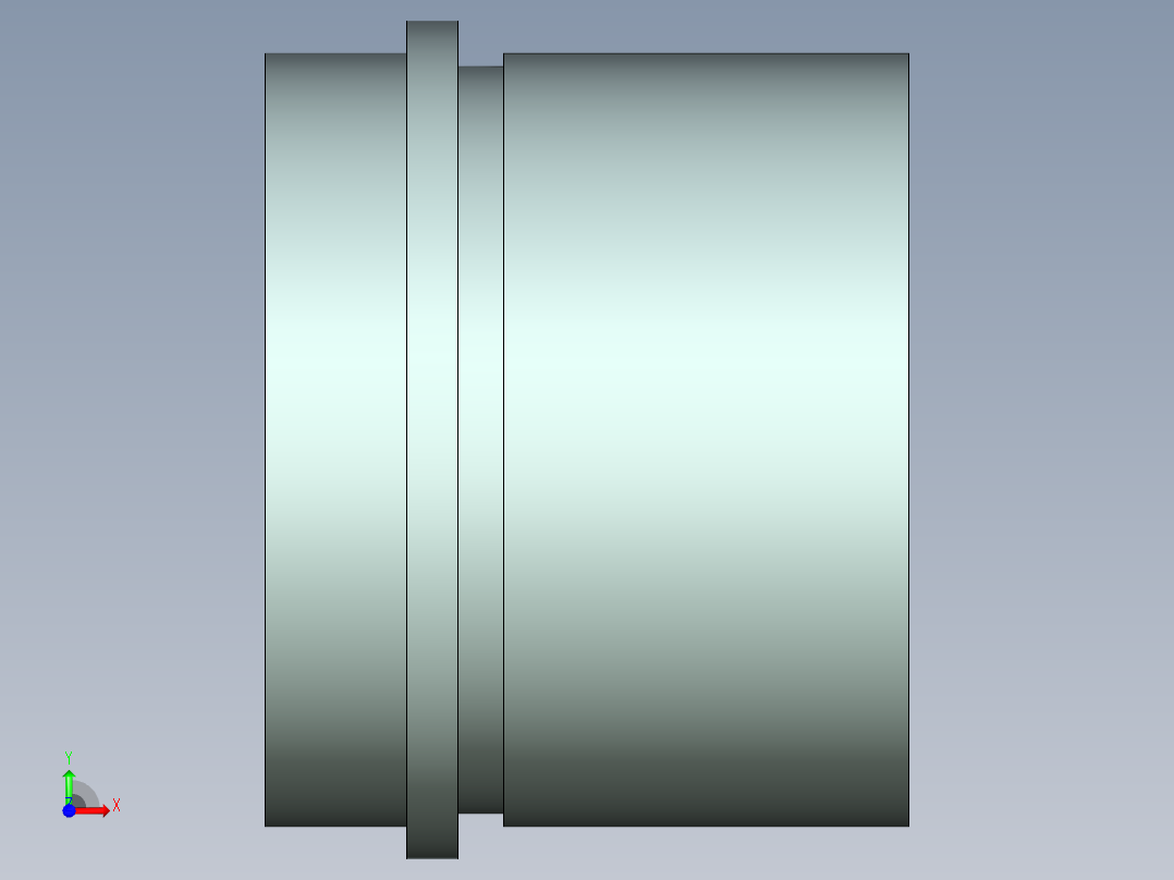 P073-斜盘式轴向柱塞泵设计及三维UG建模前视图