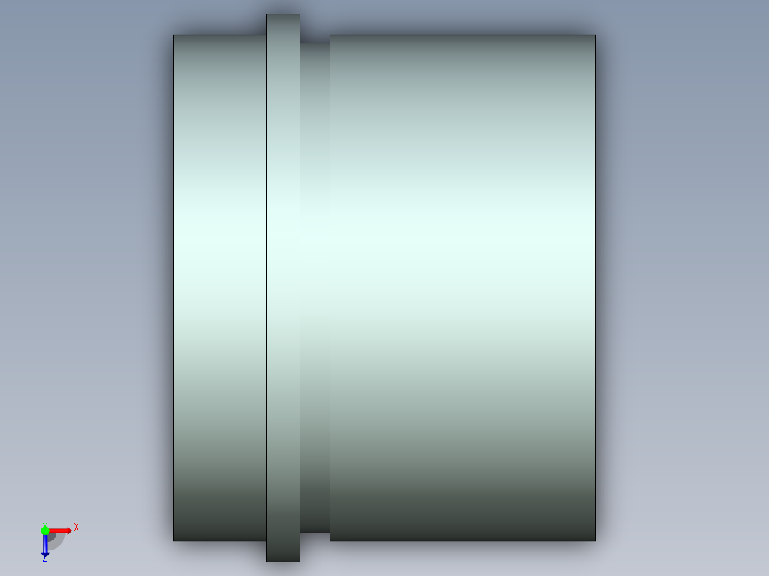 P073-斜盘式轴向柱塞泵设计及三维UG建模俯视图