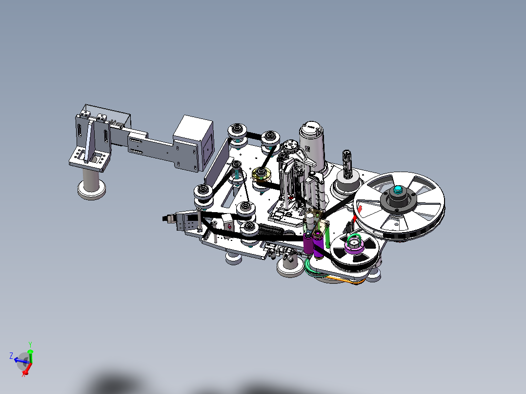 在线打印在线检查自动剥标机-飞达