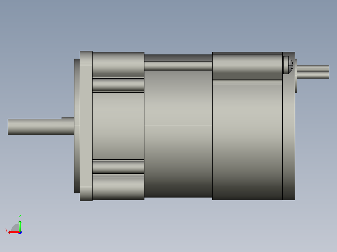 M41A3S2L微型齿轮调速马达后视图