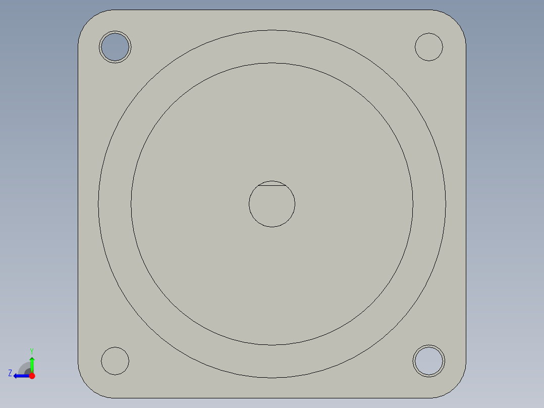 M41A3S2L微型齿轮调速马达右视图