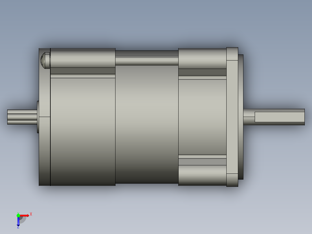 M41A3S2L微型齿轮调速马达俯视图