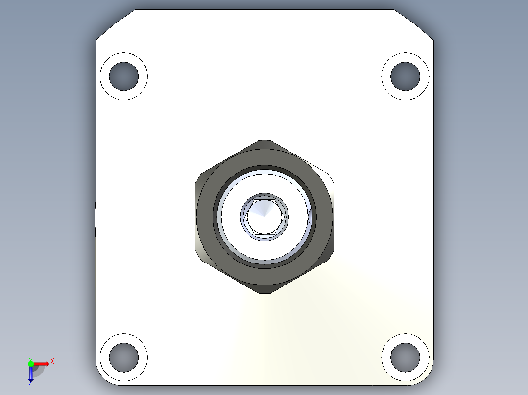 KOSMEKWHE4000-2SLD多系列多零件图纸模型俯视图