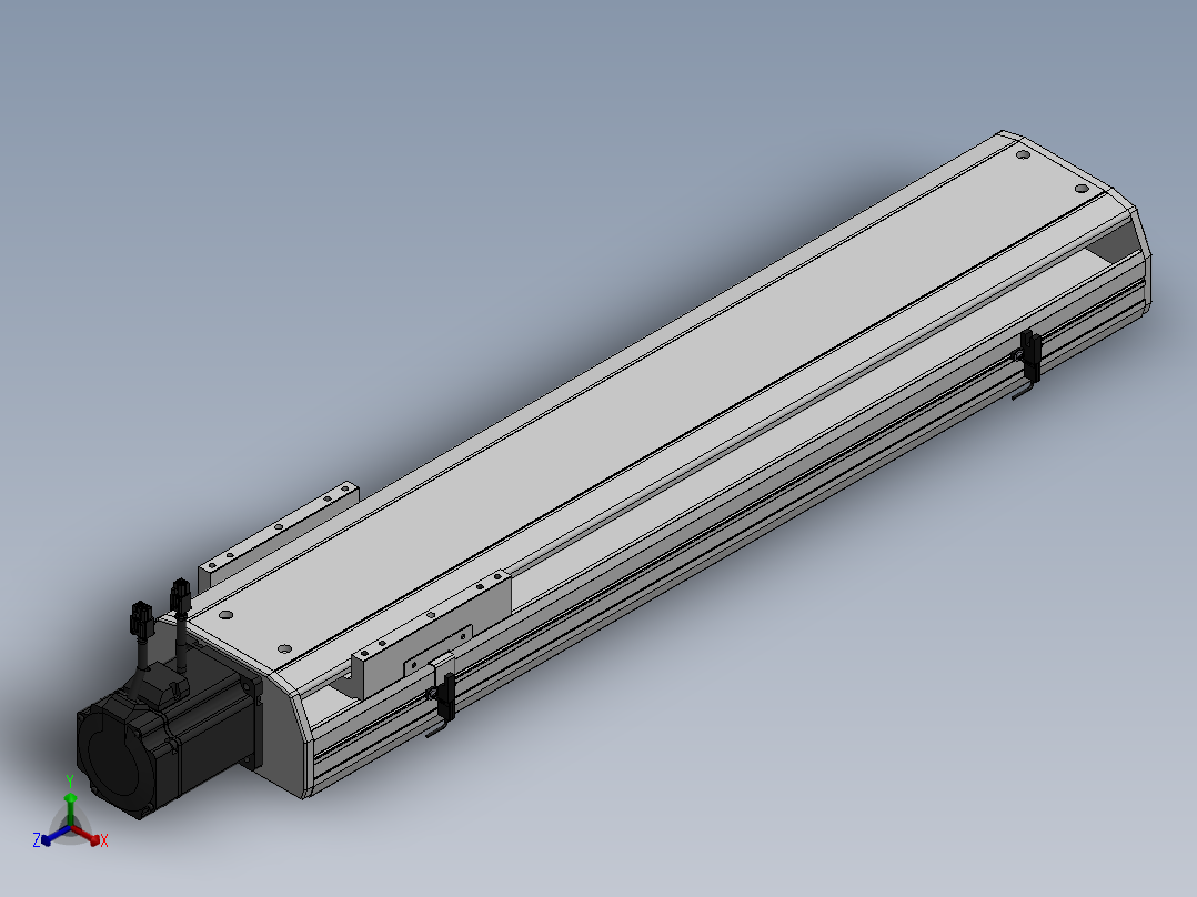 精密模组MY170-T10-600L-BC-P75B-C4-C正等轴测图