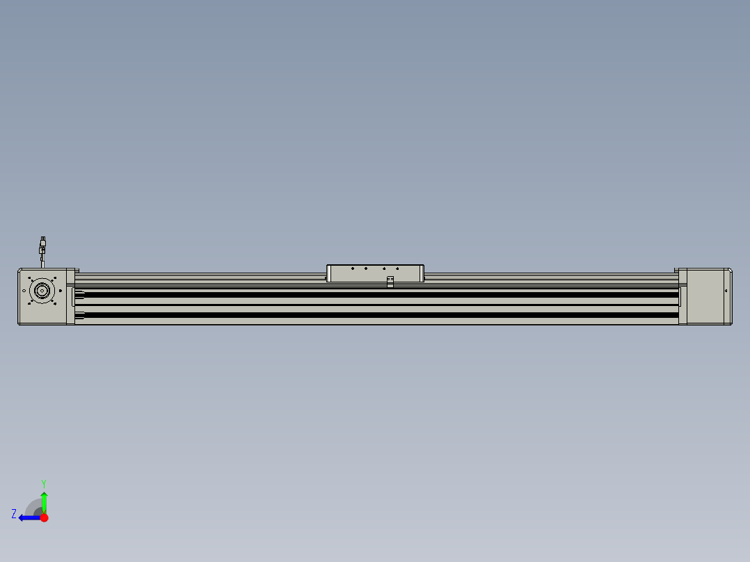 威洛博直线电机模组EB20-L224-S1200-R-ZP75-MS3-5K右视图