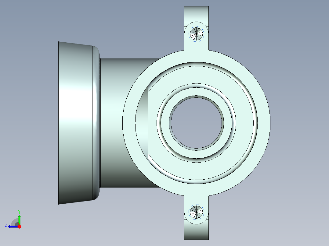 Diesel Engine 2.5ccm柴油引擎3D图纸 UG NX11设计 附工程图右视图
