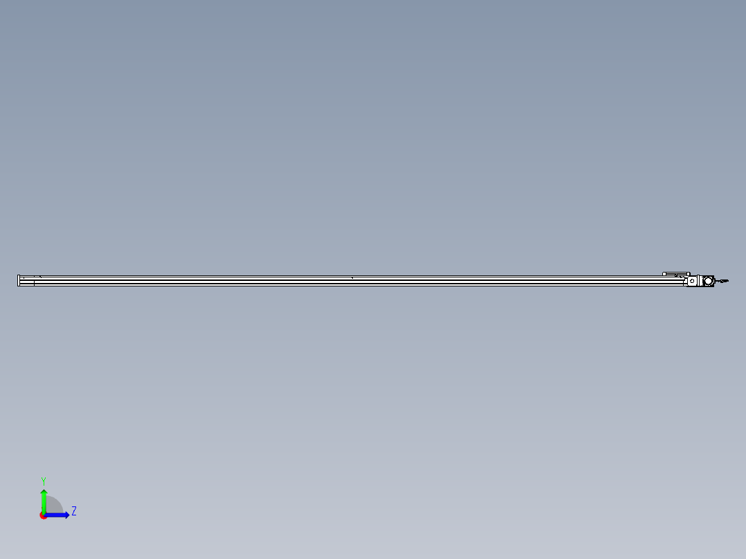 威洛博LB.GB同步带传动--欧规系列LB6A-L65-S3800-BL左视图