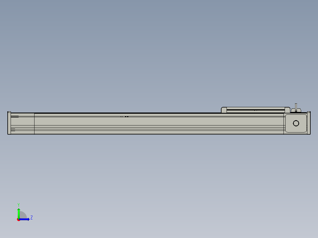 欧规系列-LB8-L150-S700-BL-ZP75-C3左视图