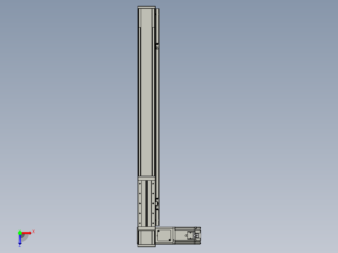 欧规系列-LB8-L150-S700-BL-ZP75-C3俯视图