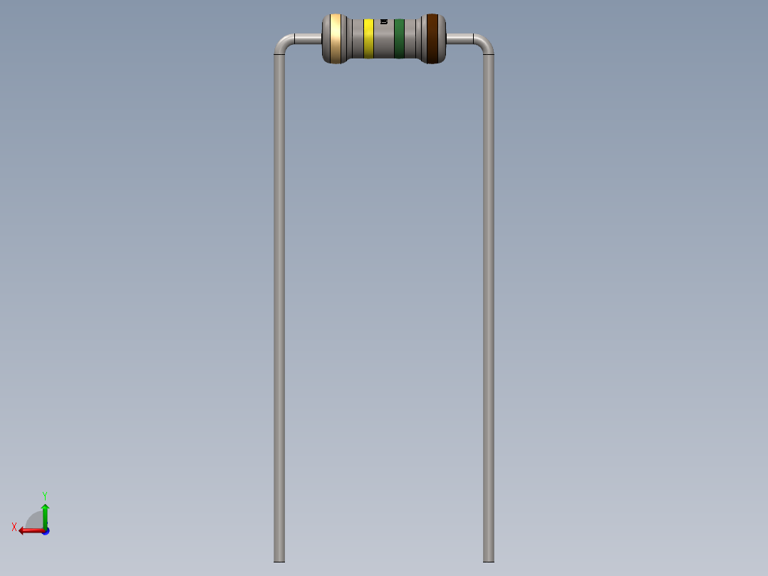 电容器 二极管 电阻器-Resistor 150K Ohm后视图