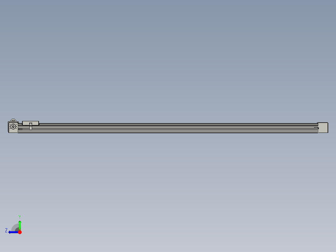 威洛博直线电机模组EB4-L80-S1500-R-57-MS3右视图