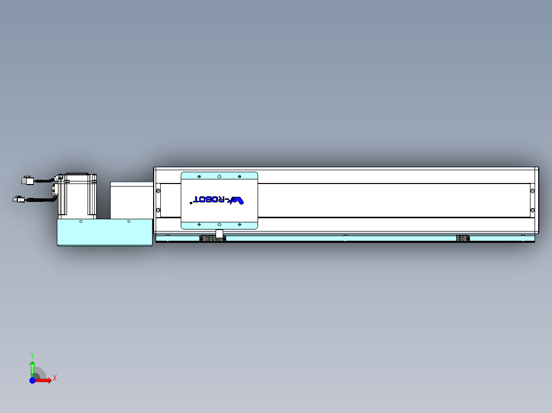 威洛博VBC同步带传动一无尘环境VBC14-L45-S500-BL-ZP75-C3前视图