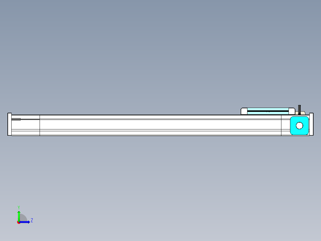 欧规系列-LB6A-L130-S650-BL-ZP40-C3左视图