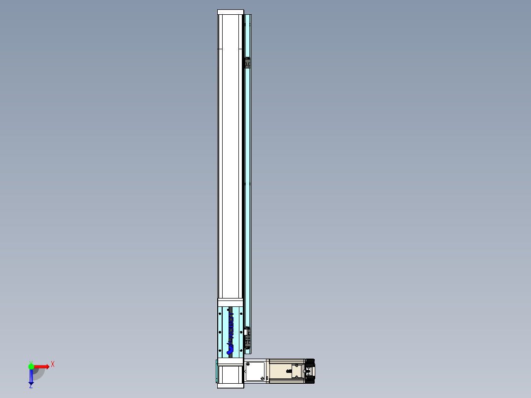 欧规系列-LB6A-L130-S650-BL-ZP40-C3俯视图