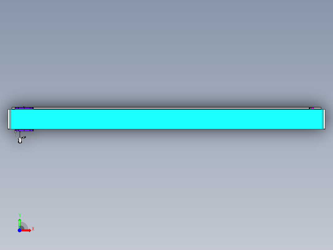 威洛博VL系列直线电机模组-VL17E2-S2450前视图