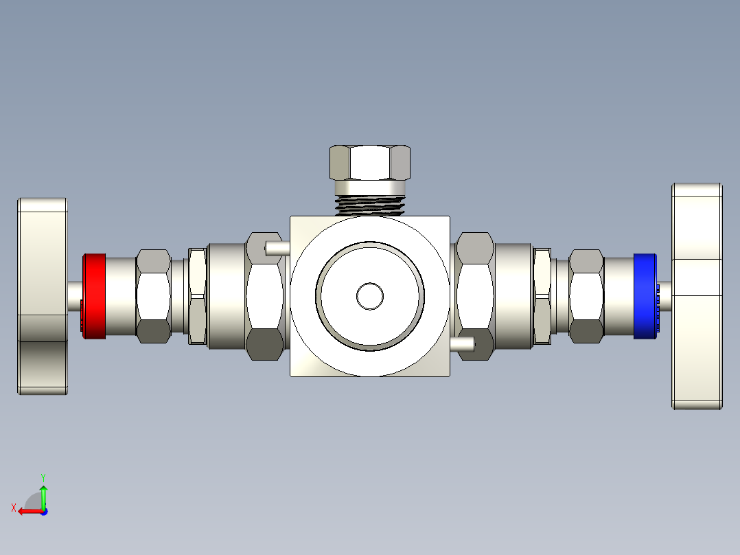 施耐德SAMFSA-N4N4-A阻断和排放歧管后视图