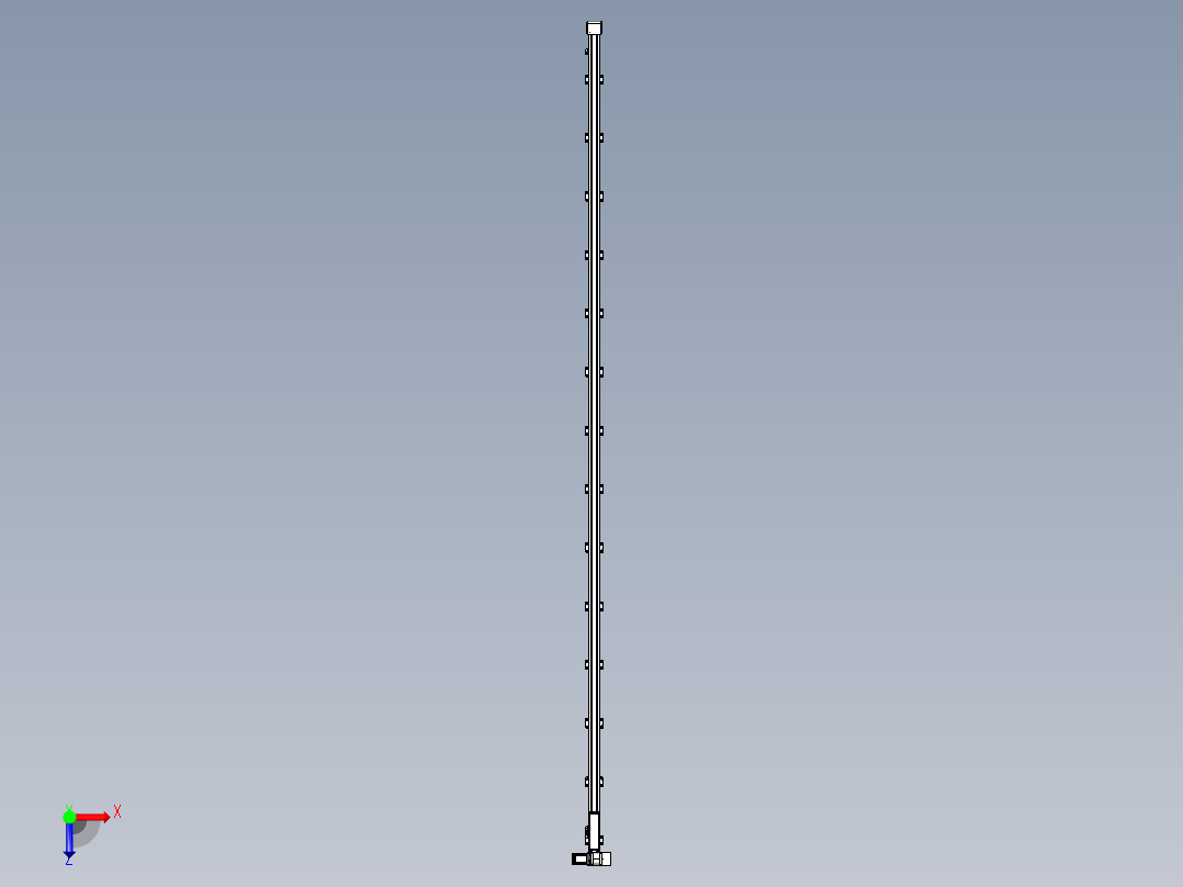 同步带滑台-欧规B8-L88-S5300-L-ZP75-D3-N10俯视图