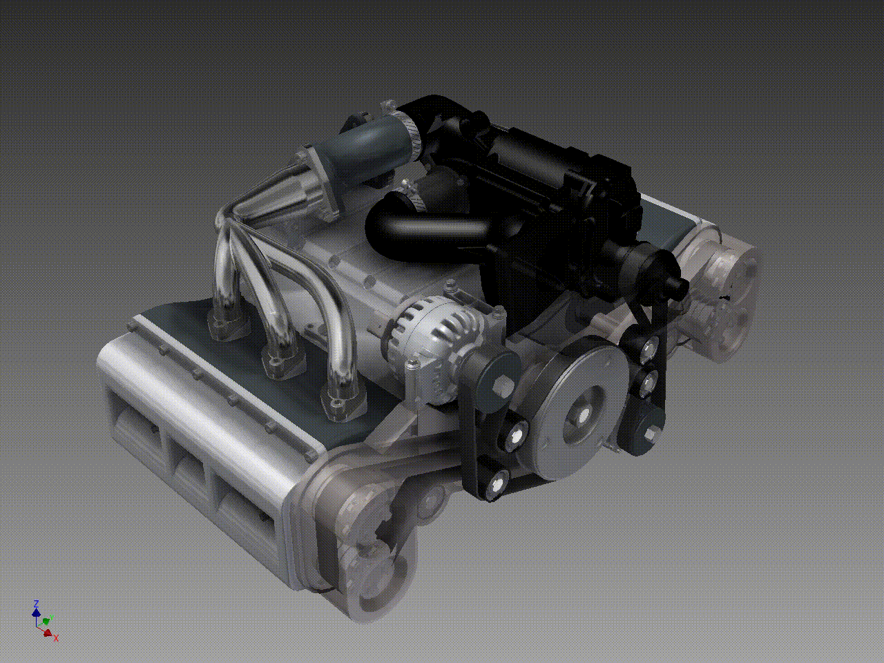 六缸拳手发动机