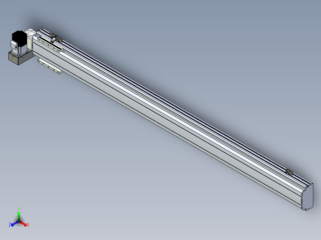 同步带滑台-半封闭B13H-L45-S1500-LU-P40-D3