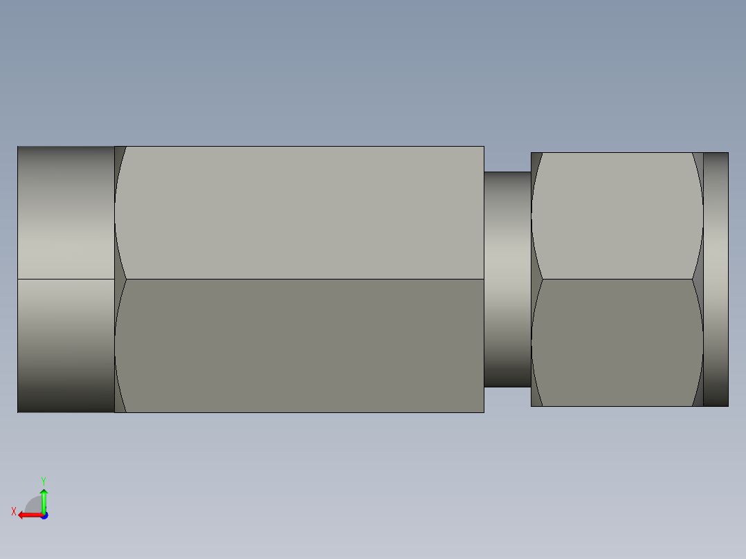 卡套式工业通用硬管接头12_mbu-s后视图