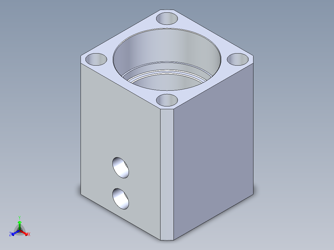 KOSMEKLZ0450-SQ多系列多零件图纸模型多系列多零件图纸模型正等轴测图