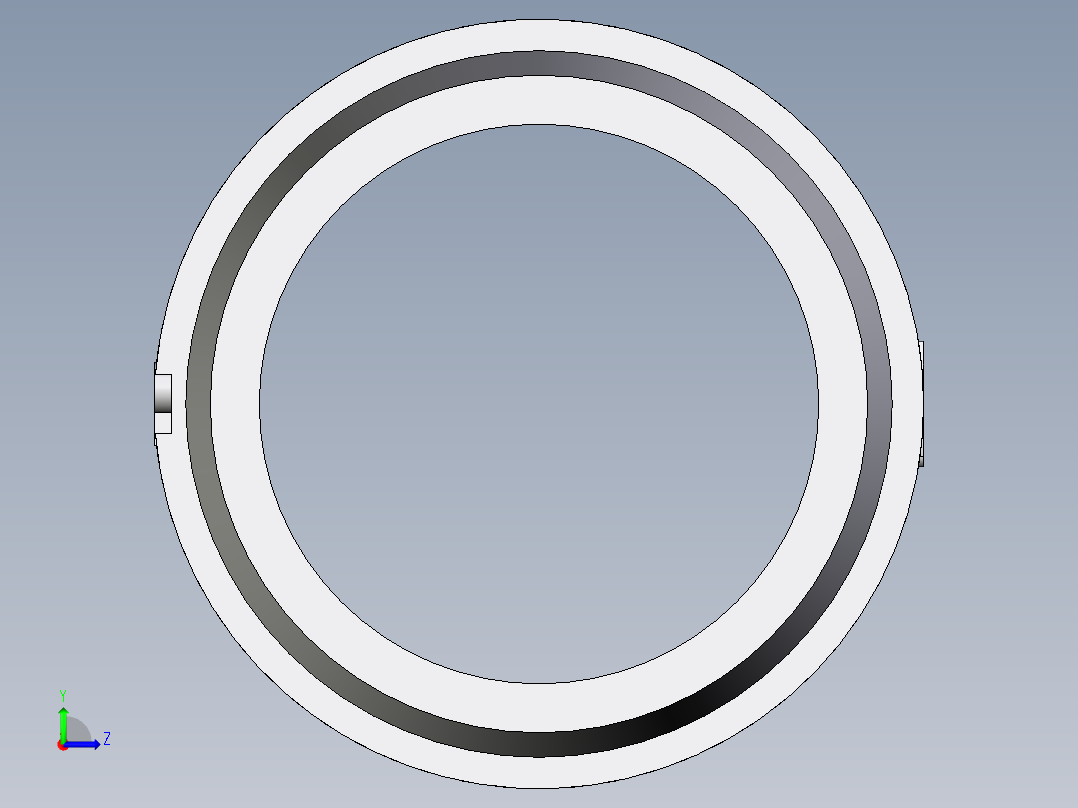 卡套式工业通用硬管接头EO_Progressive_ring_DPR08L71X左视图