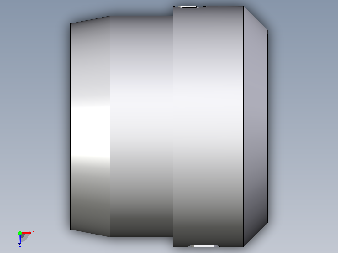 卡套式工业通用硬管接头EO_Progressive_ring_DPR08L71X俯视图