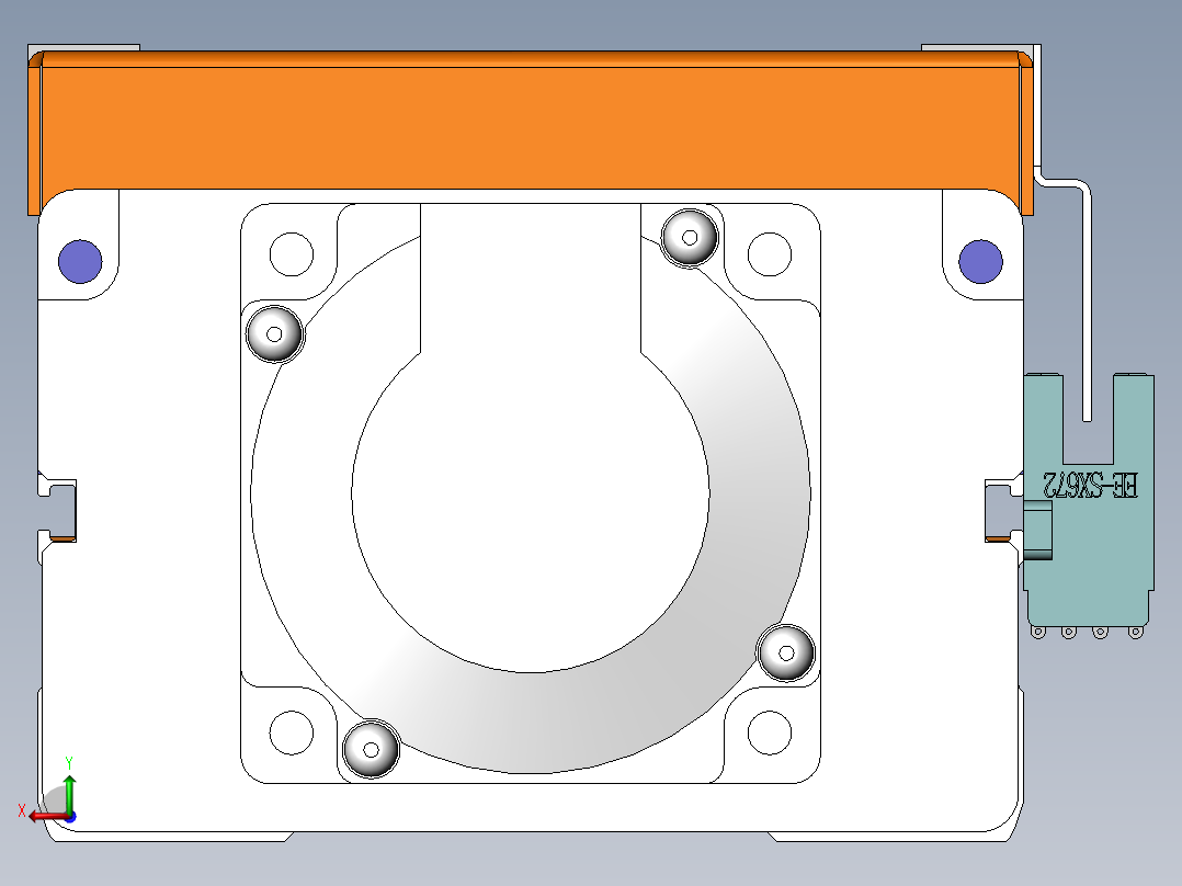 MCH丝杆全封闭MCH12-BC-200W后视图